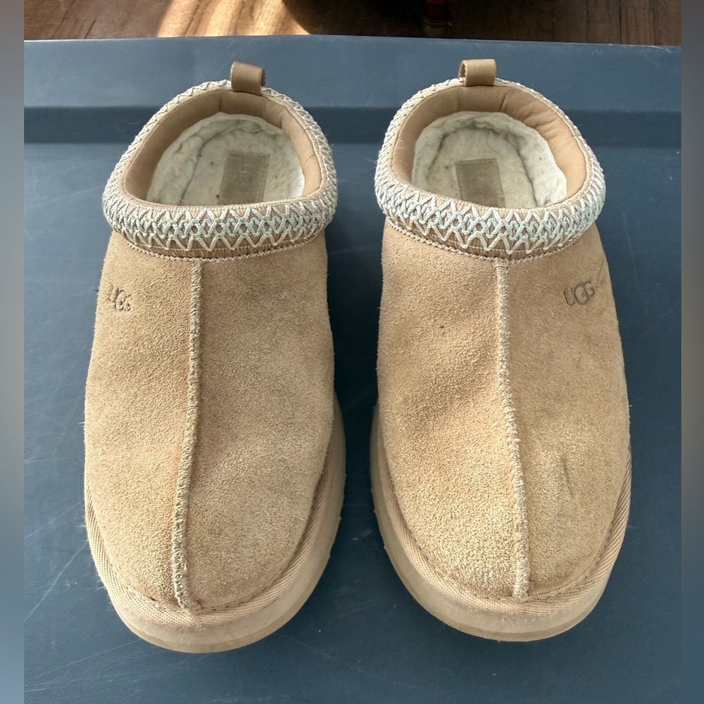 UGG Classic Tan Suede Clogs